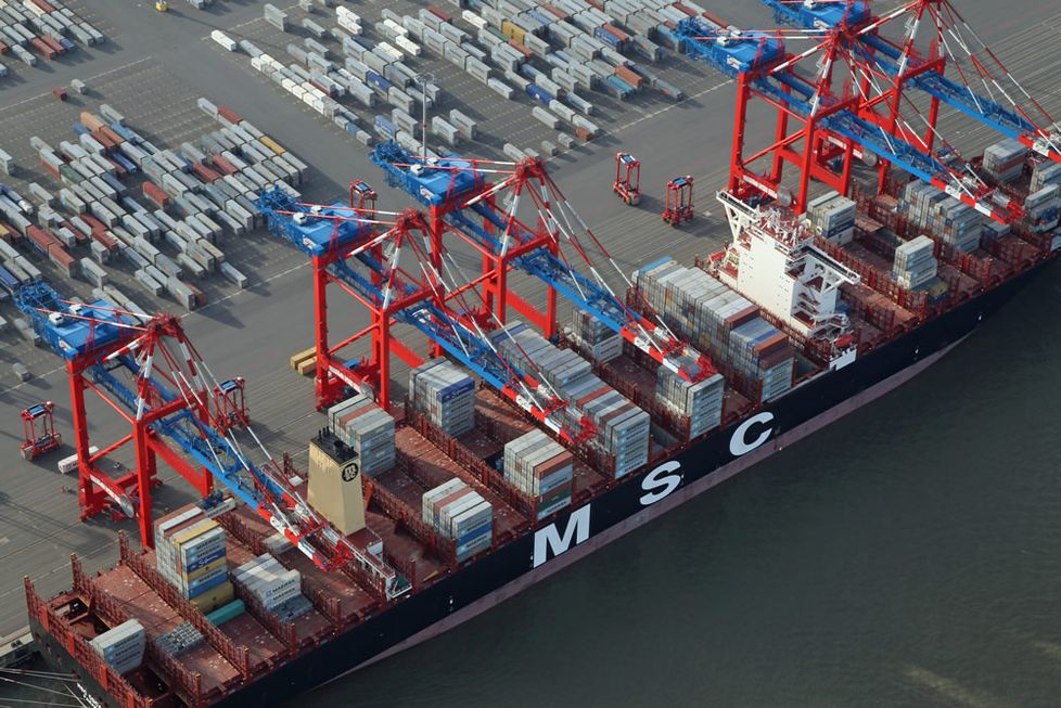 Groß, größer, MSC Oscar • Mehr Container für Deutschland