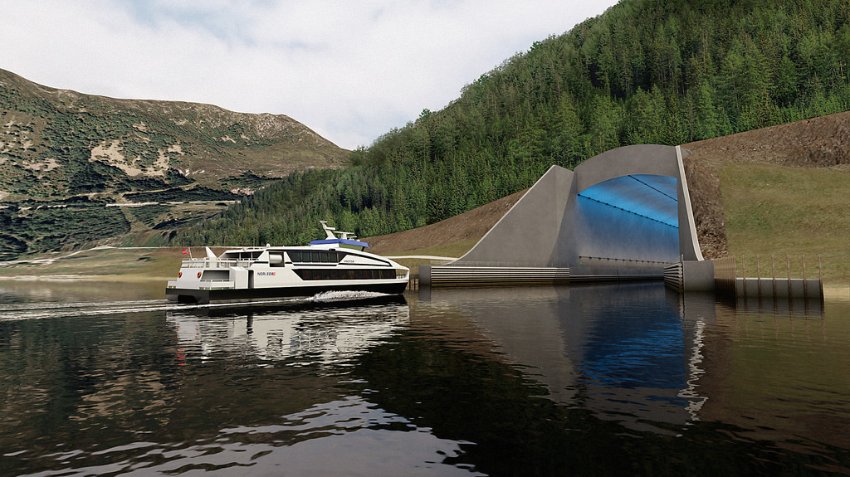 Norwegische Regierung plant Riesentunnel für Schiffe