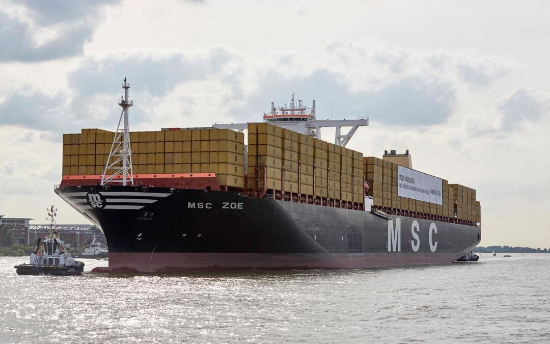 MSC Zoe: Neuer Megacarrier ist größtes Containerschiff der Welt