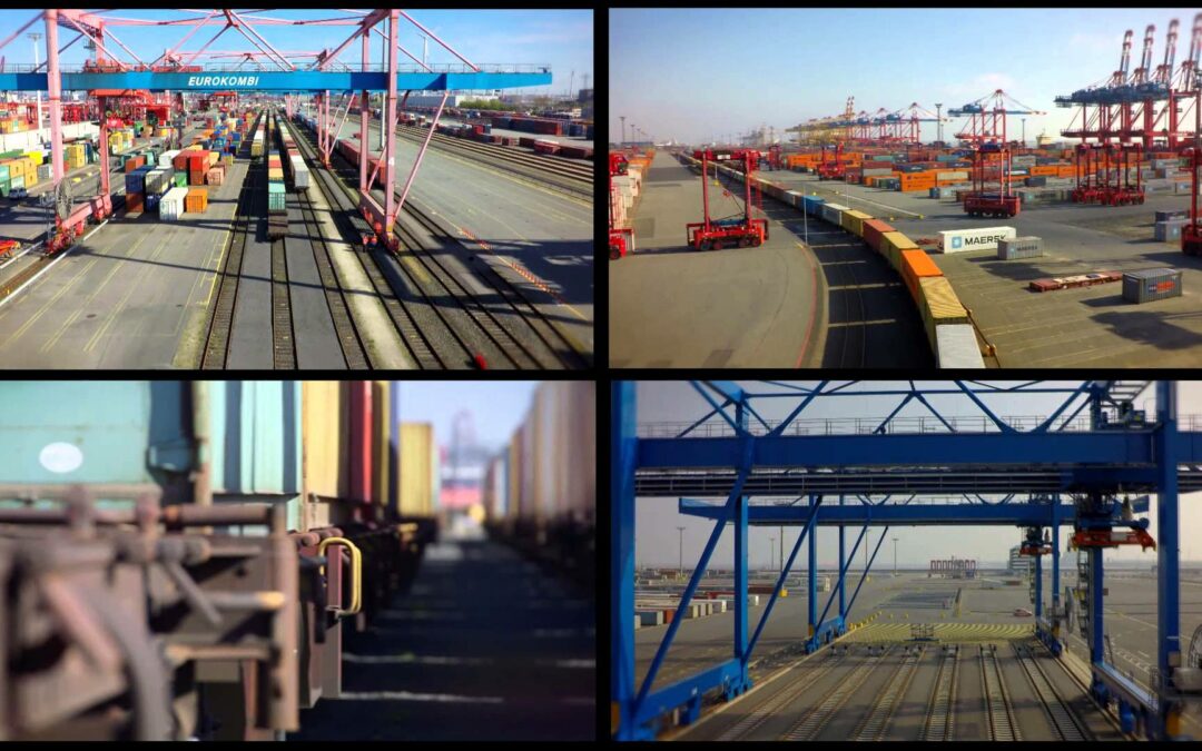 Containerumschlag in Bremerhaven, Hamburg und Wilhelmshaven