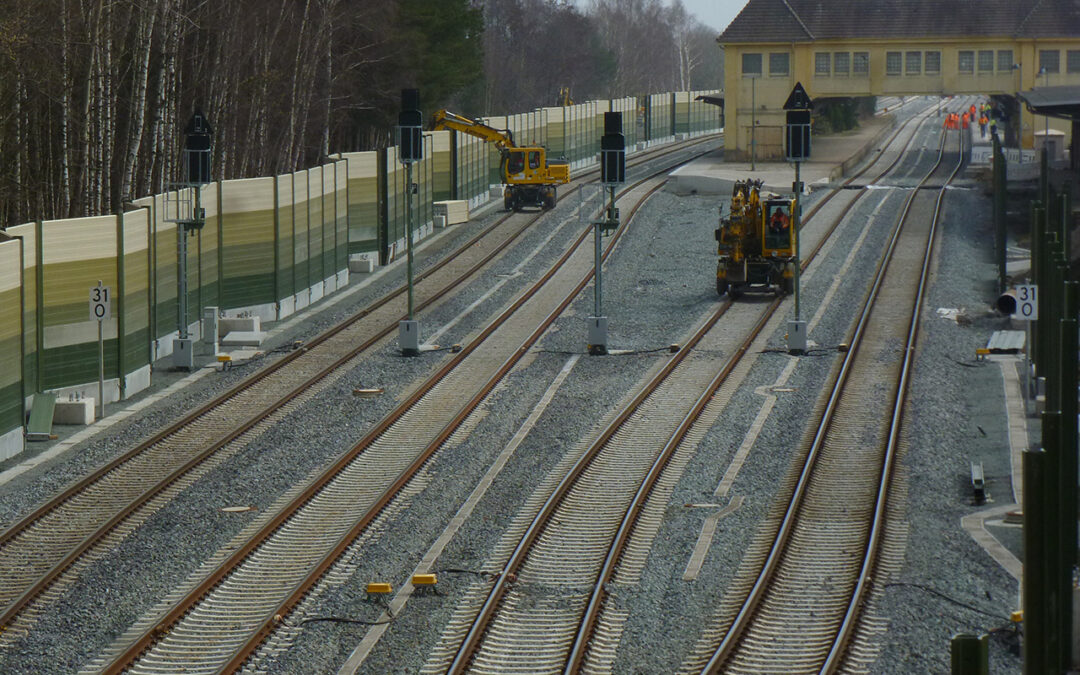 Bahnausbau zum JadeWeserPort kommt voran