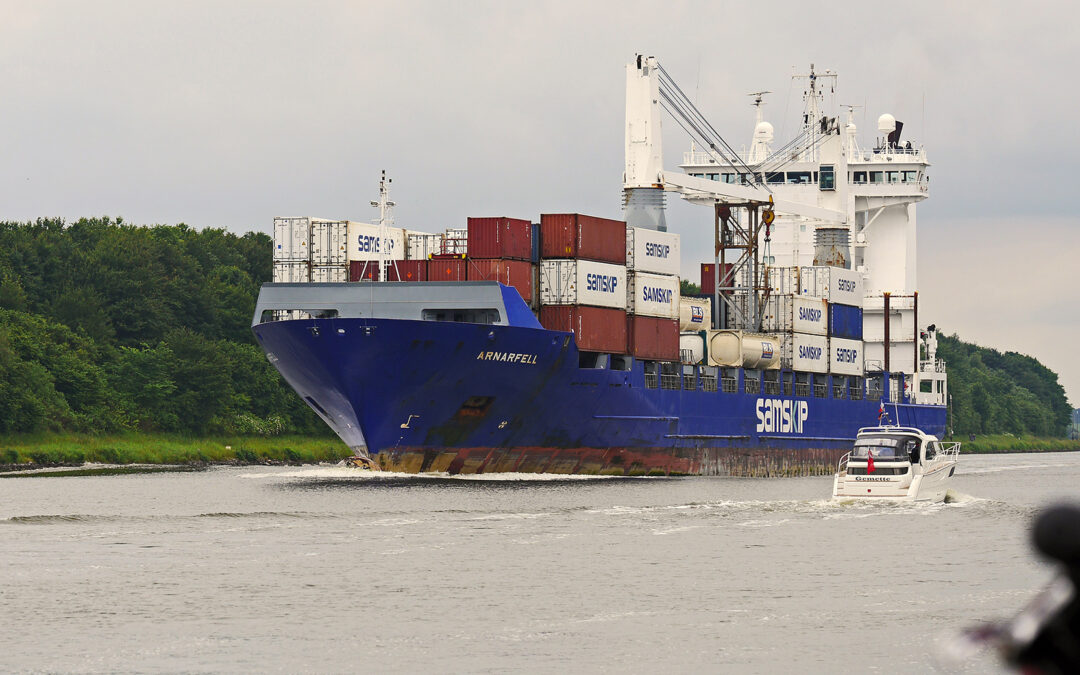 Weniger Verkehr im Nord-Ostsee-Kanal