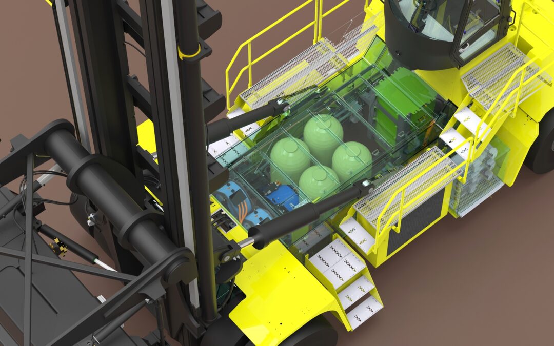 Interesse an emissionsfreien Containerstaplern wächst