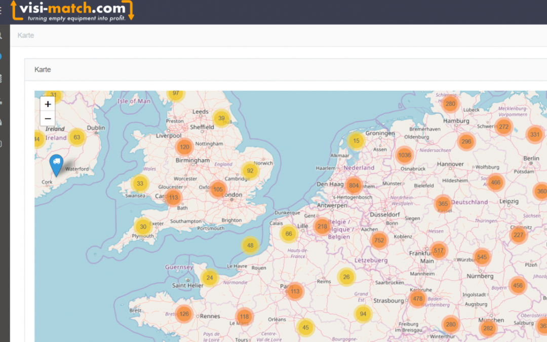 Visi-Match.com: Neue Onlineplattform gegen Leercontainertransporte