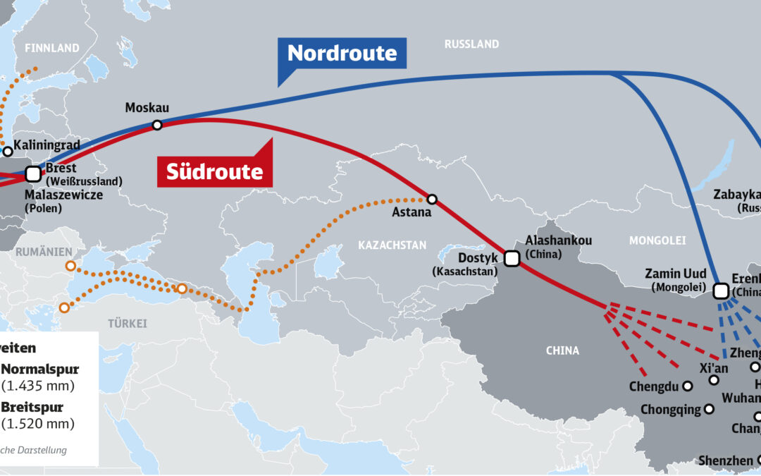 Zehn Jahre Schienengüterverkehr zwischen Deutschland und China