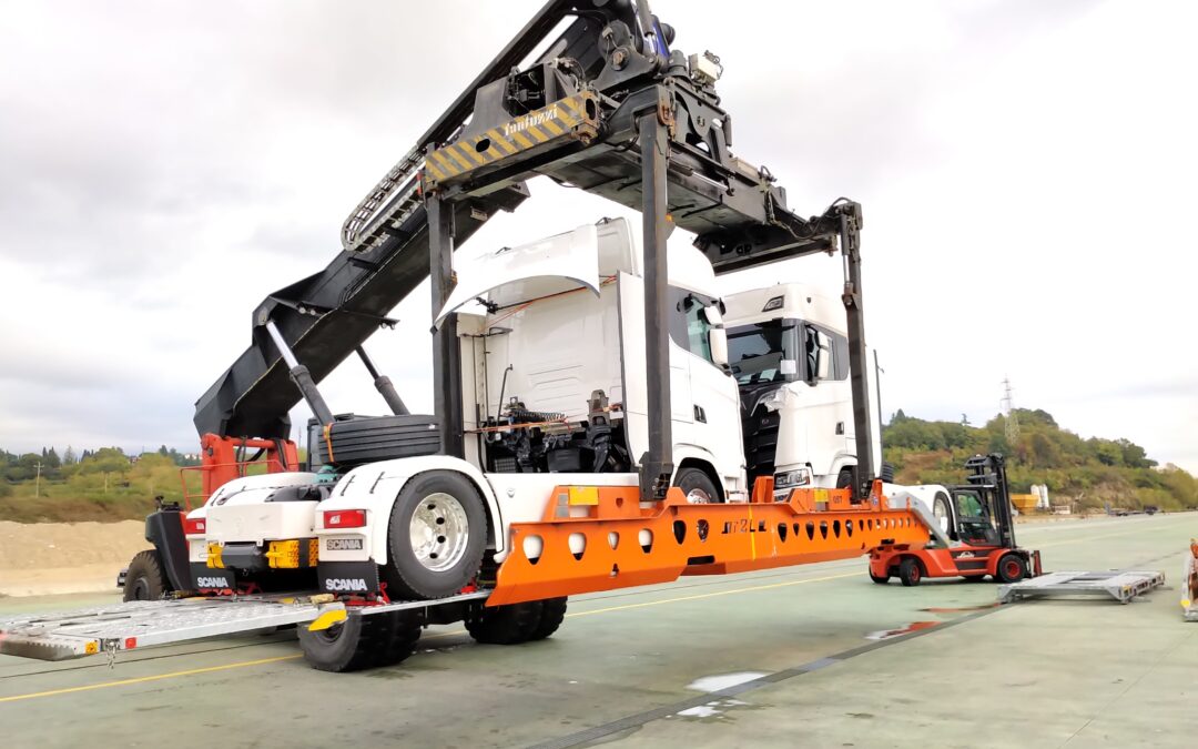 Roadraillink: Neue Lösung für den Nutzfahrzeugtransport auf der Schiene