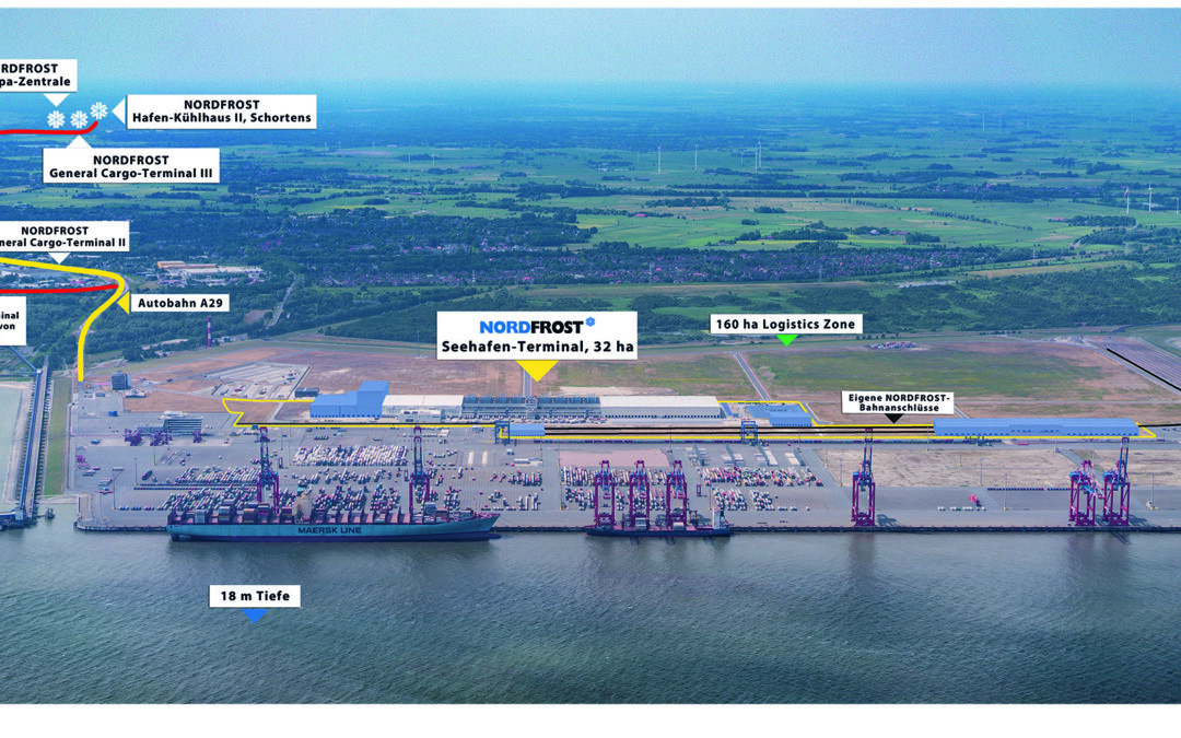 JadeWeserPort: Nordfrost errichtet größtes Tiefkühlhaus Deutschlands