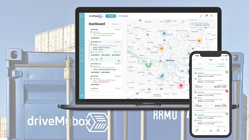 Neue digitale Trucking-Plattform für Containertransporte ist online