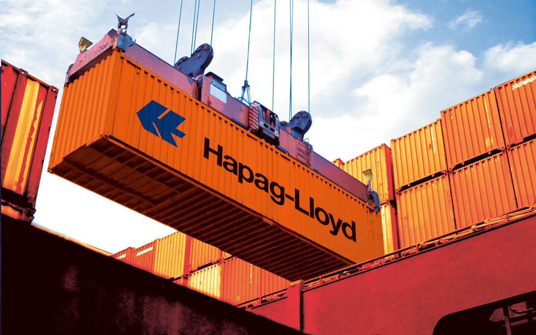 Hapag-Lloyd fährt höchsten operativen Gewinn pro Teu ein.