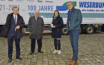 100 Jahre Weserbund: „Wasserstraßen gehört Zukunft“