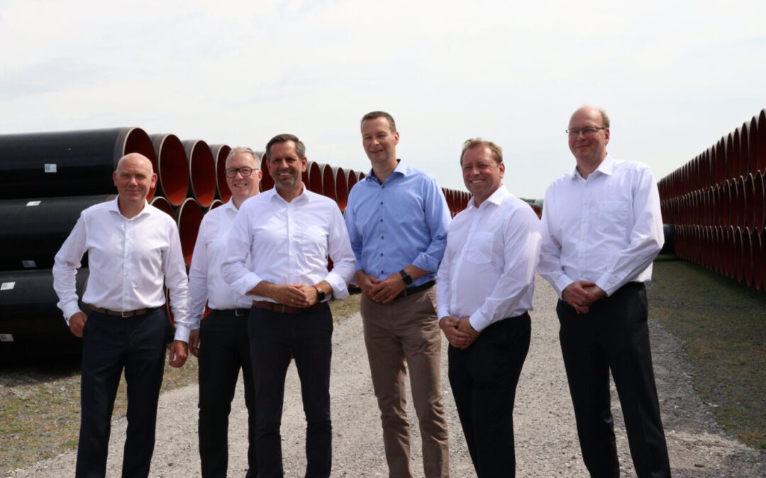 LNG-Terminal Wilhelmshaven: Bau der Anbindungsleitung vorzeitig gestartet