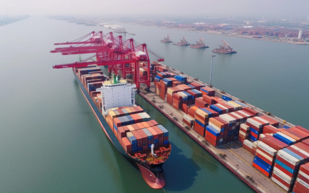 Chinesische Häfen stützen Containerumschlag