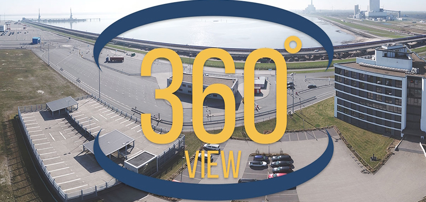 360° AERIALVIEW: Entdecken Sie den JadeWeserPort