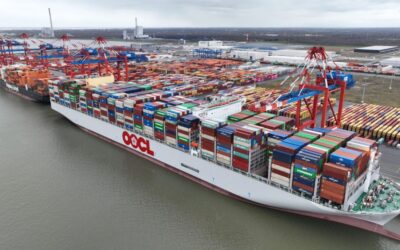‚OOCL Portugal‘ erstmals zu Gast im JadeWeserPort