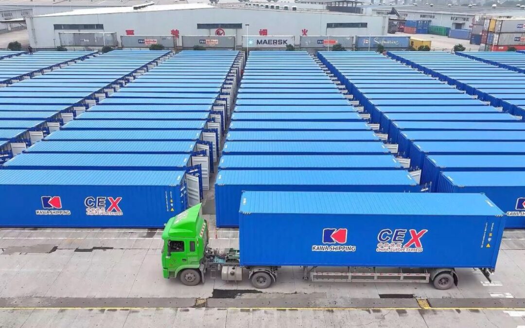 Wie wird eigentlich ein Container hergestellt? Kawa Shipping bereitet sich auf Probeanlauf des „China-Europe-Express“ vor.