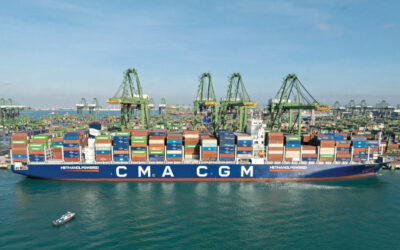 CMA CGM feiert gutes Jahresergebnis und ersten Dual-Fuel-Methanol-Carrier