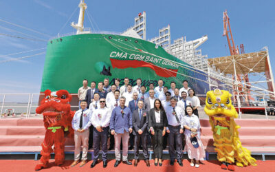 „CMA CGM Saint Germain“ offiziell in Dienst gestellt