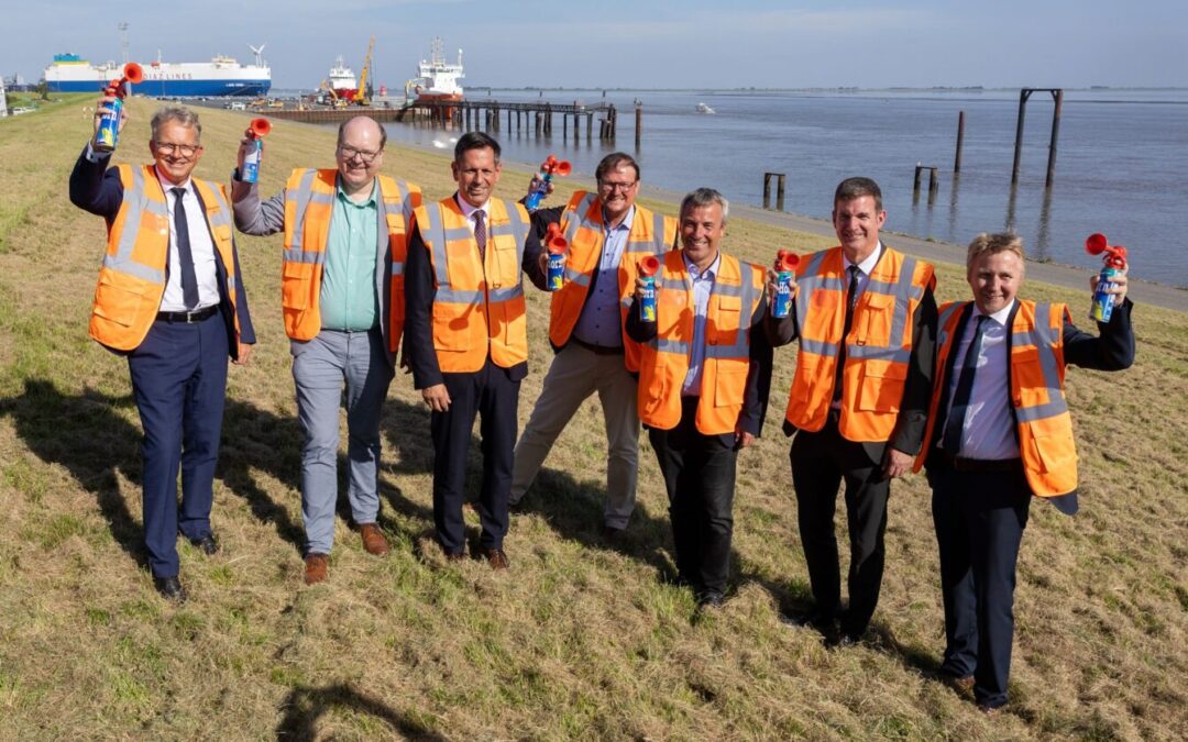 Startschuss für den Großschiffsliegeplatz am Emder Außenhafen