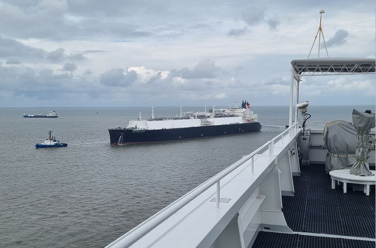 100. LNG-Tanker in Wilhelmshaven eingetroffen