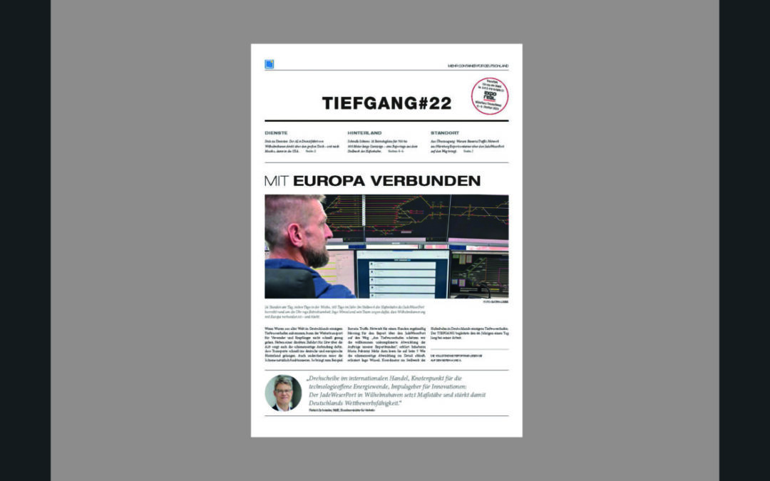 Zum 22. Mal: Die neue Ausgabe des TIEFGANG ist da!