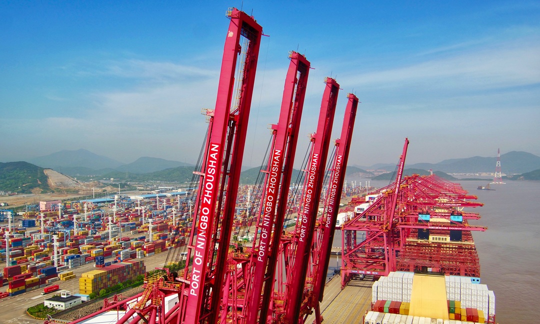 Hafen von Ningbo-Zhoushan steigert Umschlag erneut