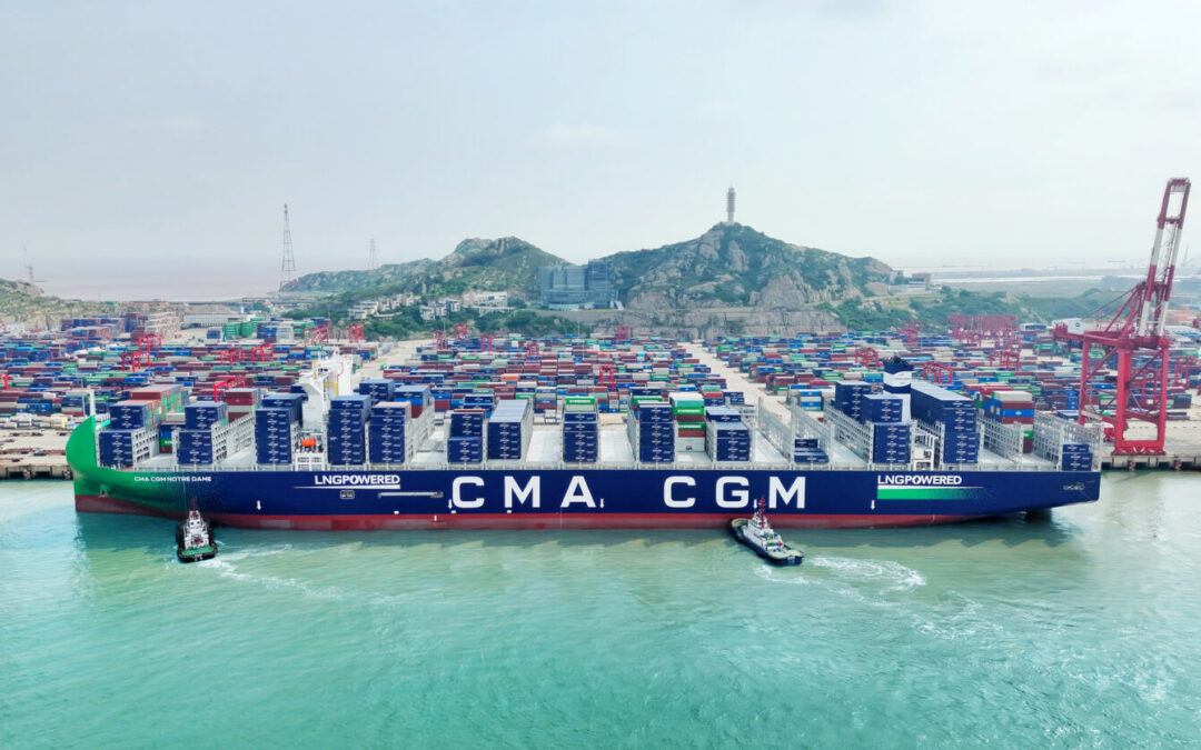 CMA CGM stellt größtes LNG-Containerschiff der Welt in Dienst