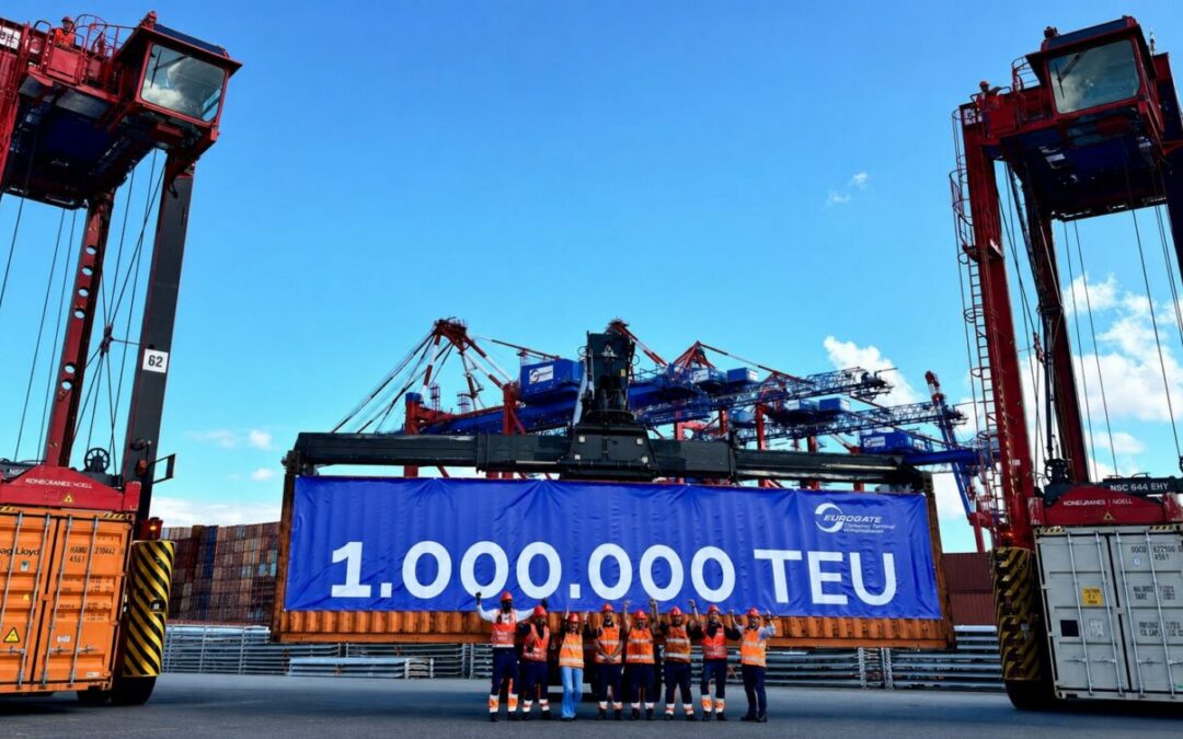 So früh wie noch nie: JadeWeserPort knackt 1-Million-Container-Marke
