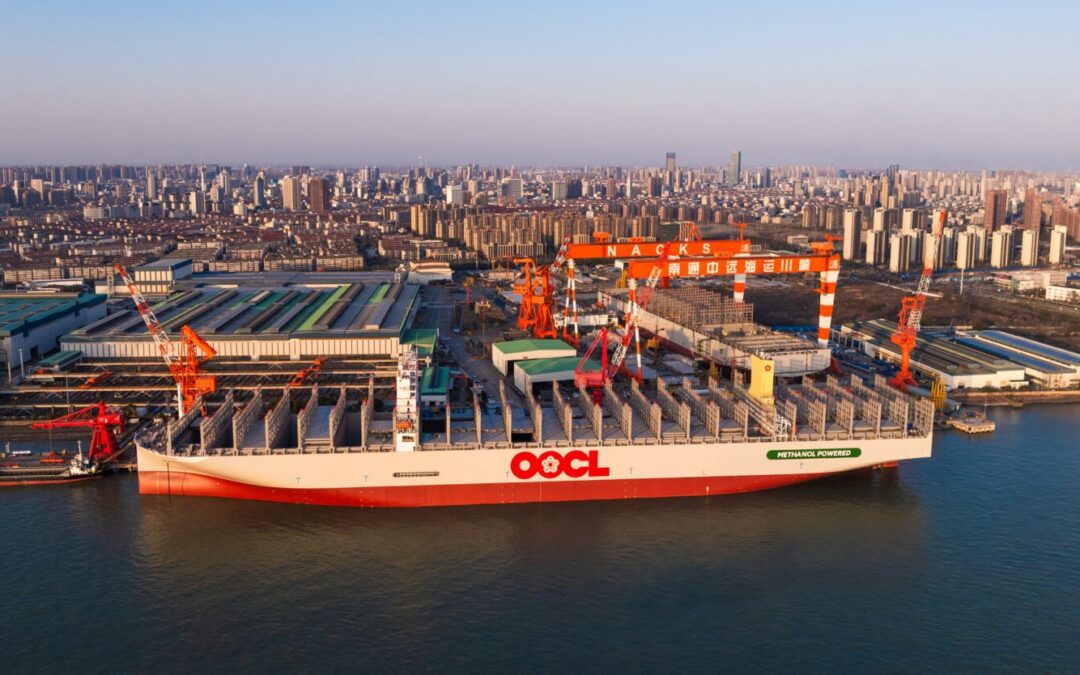 „OOCL Wisdom“ läuft erstmals JadeWeserPort an